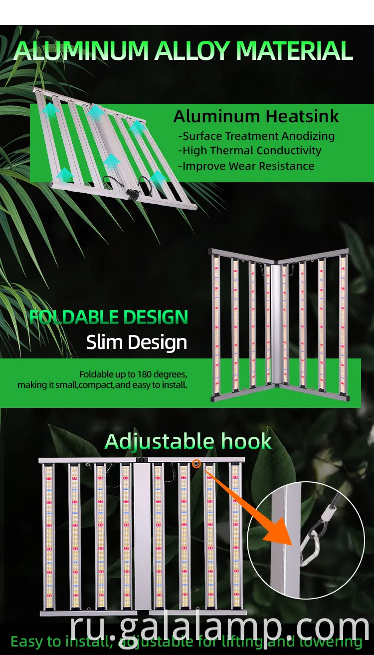 Выращивать светодиодное освещение для впечатляющего крытого растения фотосинтеза